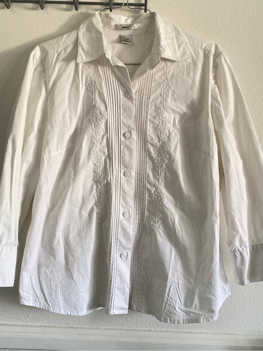 Edward White Dress Shirt Women’s L